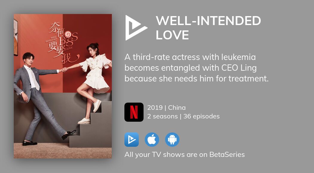 Where to watch WellIntended Love TV series streaming online