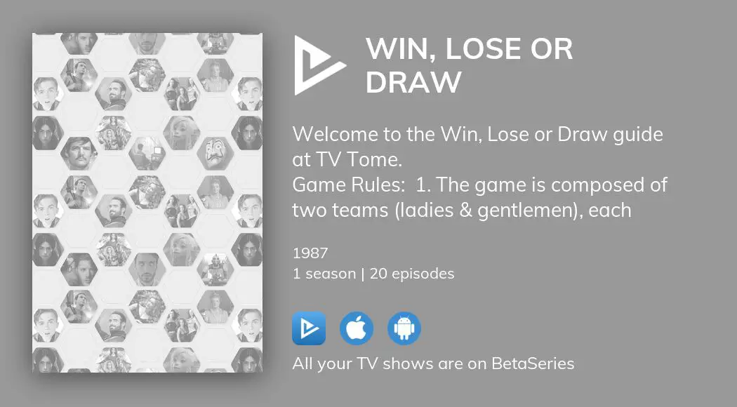 Win, Lose or Draw - Where to Watch and Stream - TV Guide