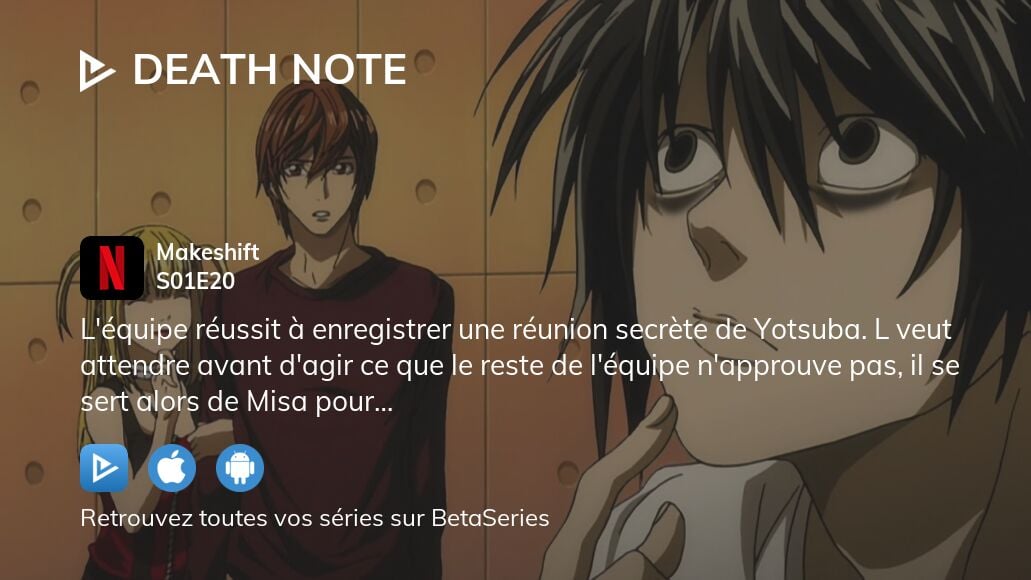 Regarder Death Note saison 1 épisode 20 streaming complet