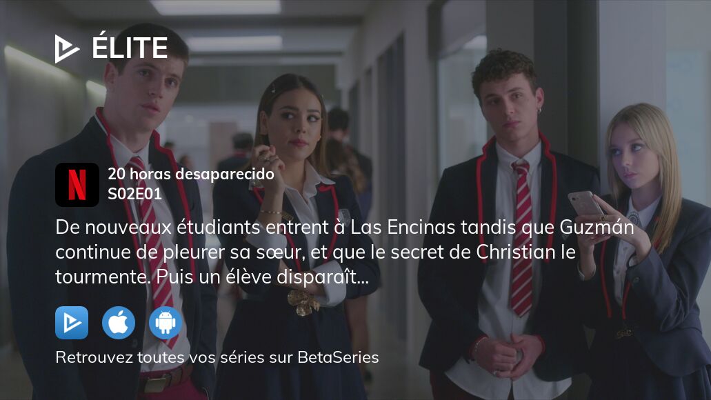 Regarder Élite saison 2 épisode 1 streaming complet