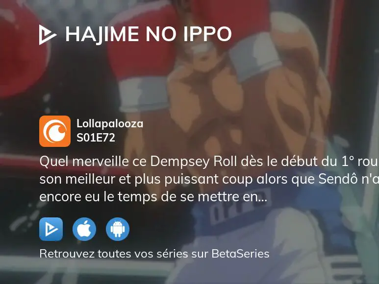 Hajime no Ippo : The Fighting! - 1 Épisode 1 : Round 1 - Premier pas -  streaming - VOSTFR - ADN