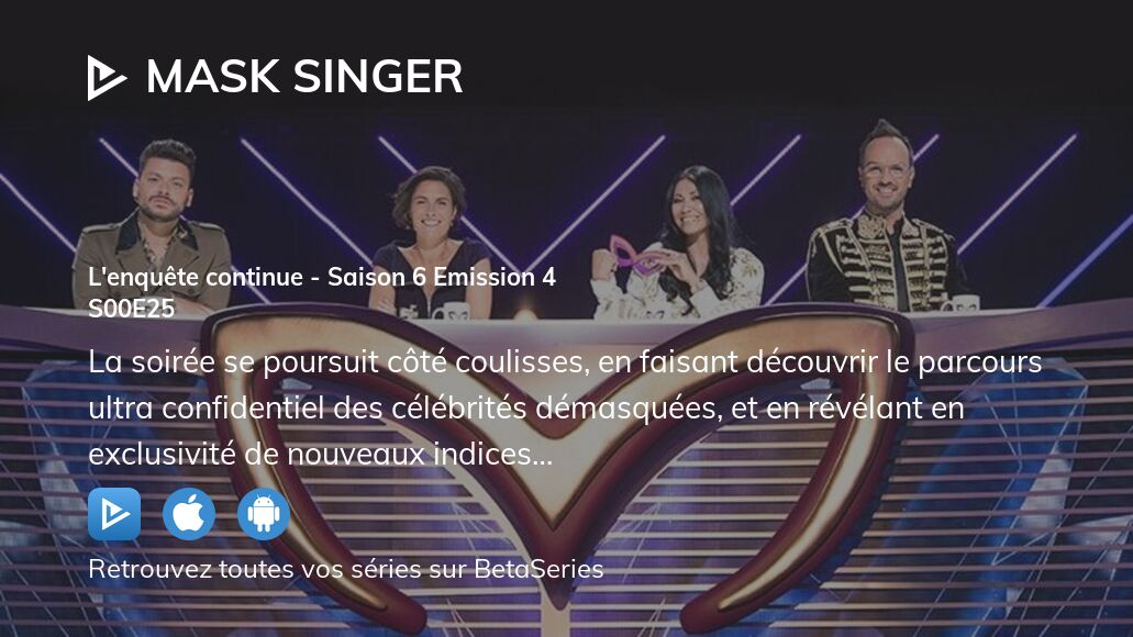 Regarder Mask Singer saison 0 épisode 25 streaming complet