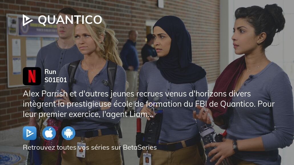 Regarder Quantico saison 1 épisode 1 streaming complet