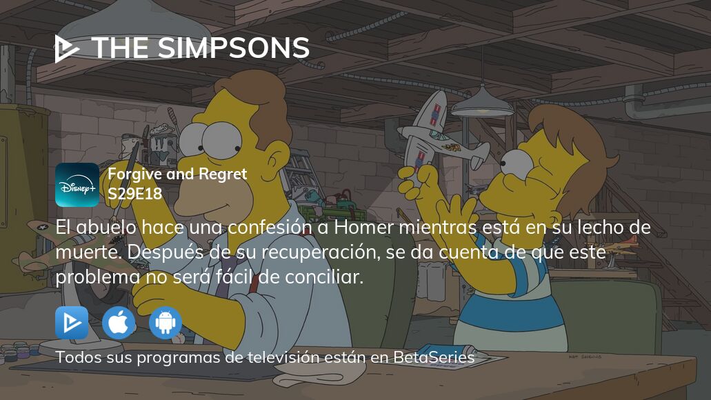 Où regarder Les Simpson saison 29 épisode 18 en streaming complet ?