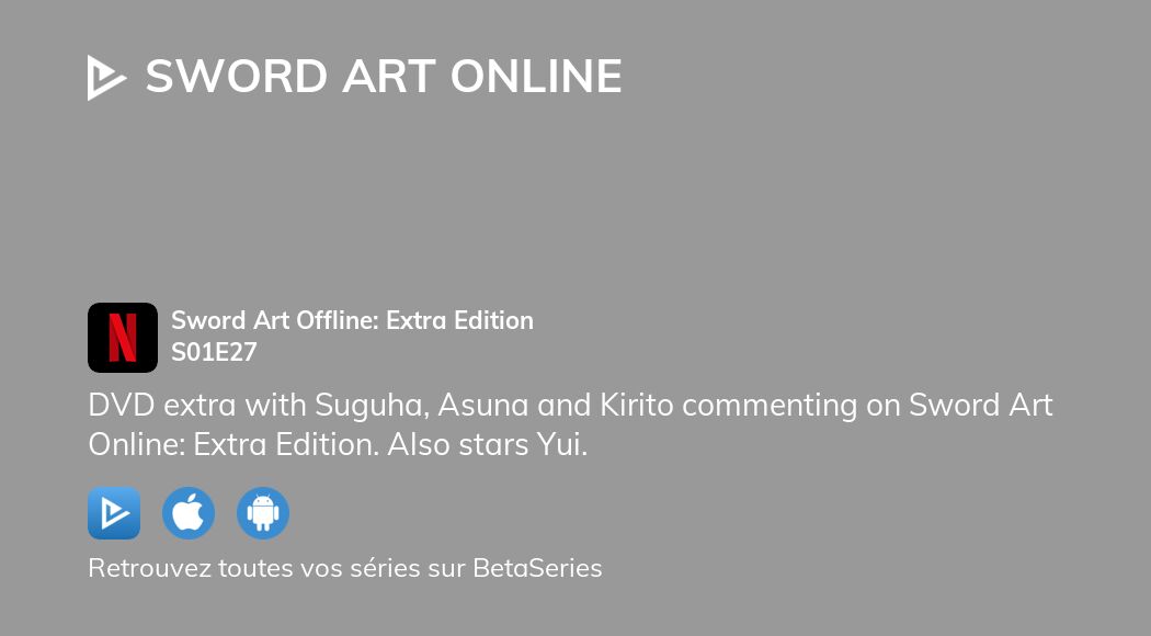 Regarder Sword Art Online saison 1 épisode 27 streaming complet
