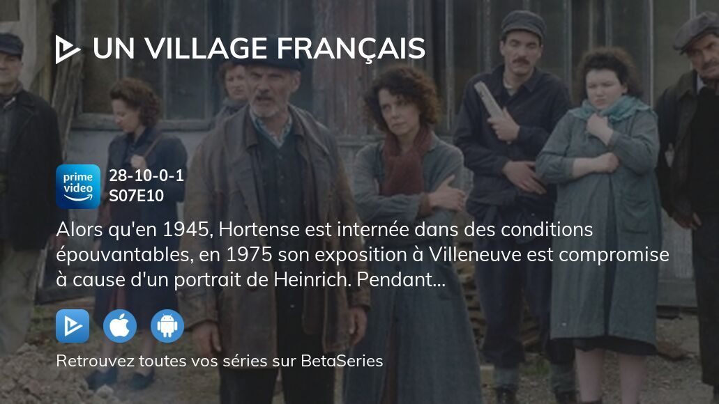 Regarder Un village français saison 7 épisode 10 streaming complet