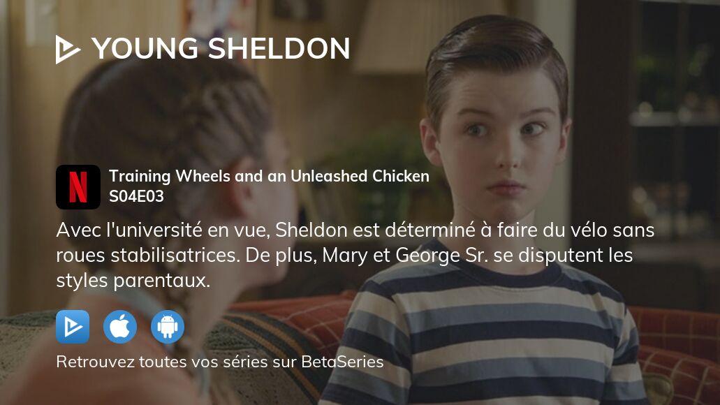 Regarder Young Sheldon saison 4 épisode 3 streaming complet