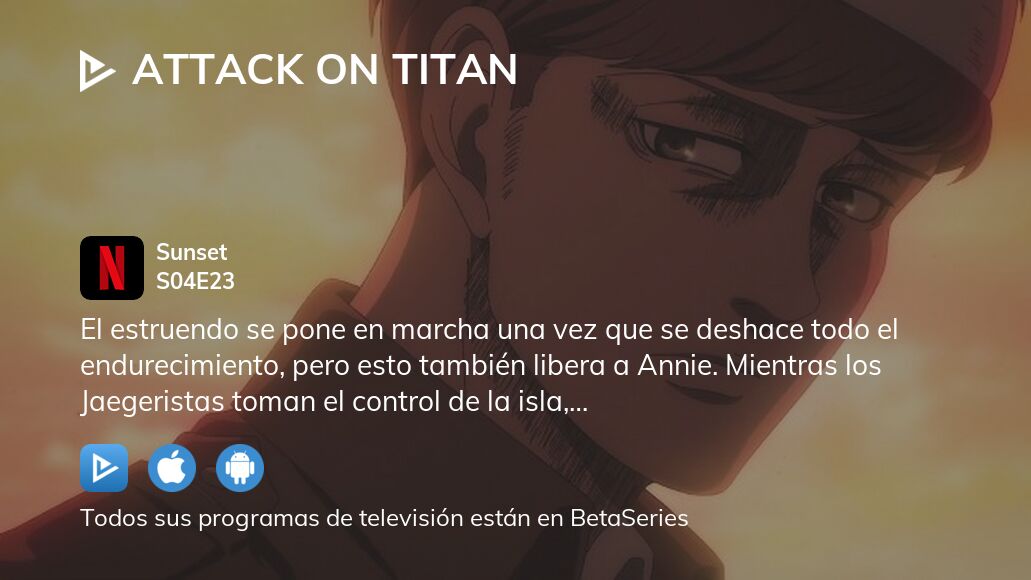 Ver Ataque a los Titanes temporada 4 episodio 23 en