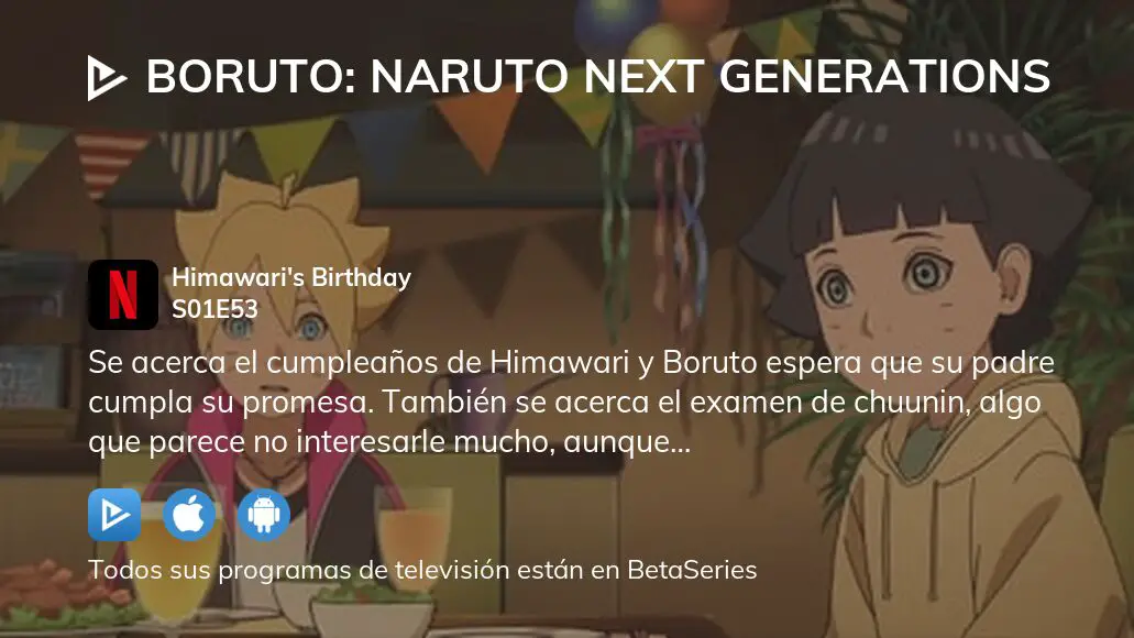 Ver Boruto: Naruto Next Generations temporada 1 episodio 53 en streaming