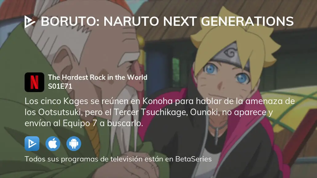 boruto naruto next generations programa de televisión