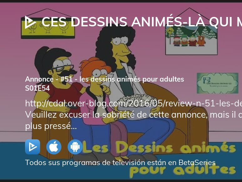 Ver Ces dessins animéslà qui méritent qu