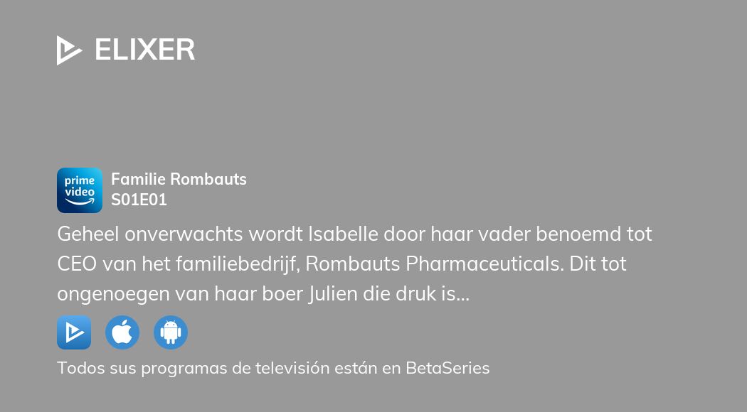 Ver Elixer temporada 1 episodio 1 streaming