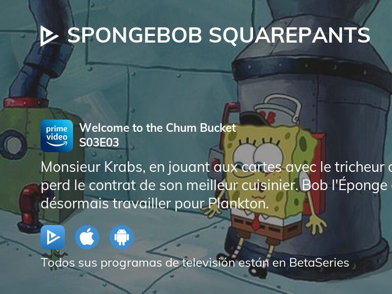 ¿Dónde ver Bob Esponja temporada 3 episodio 3 full streaming