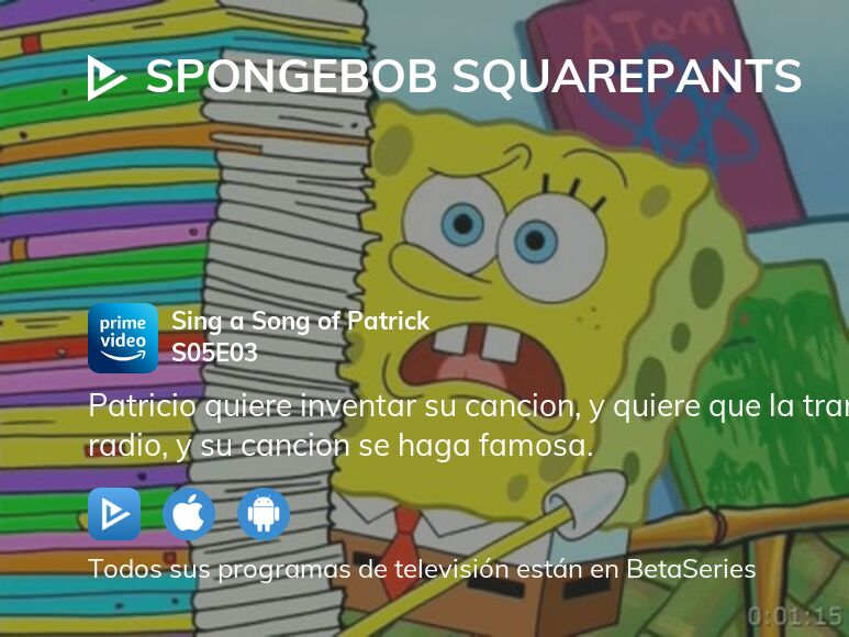 ¿Dónde ver Bob Esponja temporada 5 episodio 3 full streaming