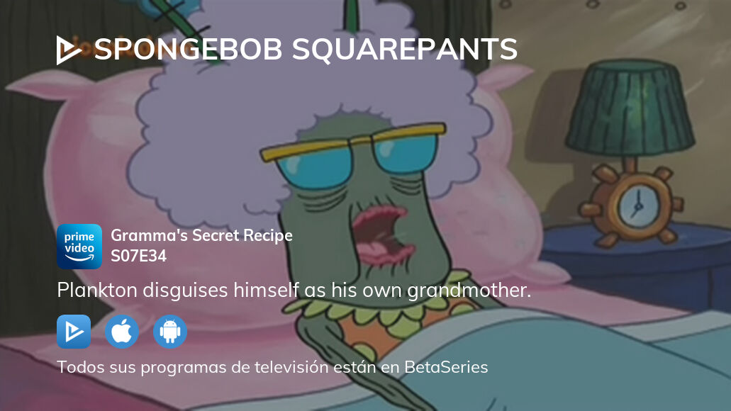 ¿Dónde ver Bob Esponja temporada 7 episodio 34 full streaming