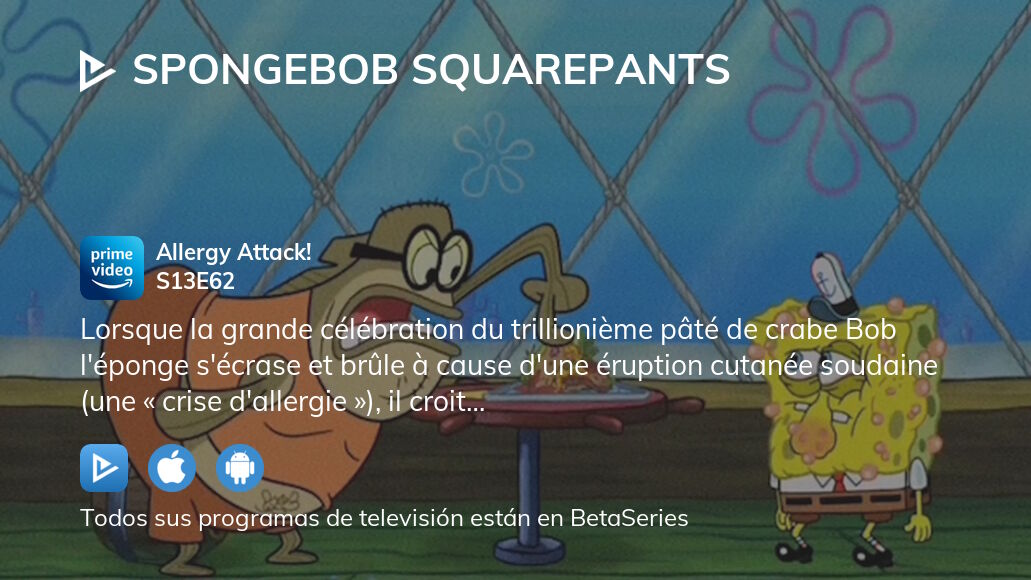 ¿Dónde ver Bob Esponja temporada 13 episodio 62 full streaming