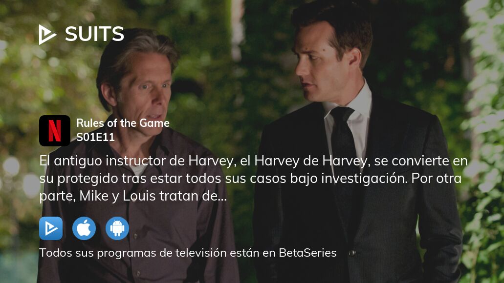 Ver Suits temporada 1 episodio 11 streaming
