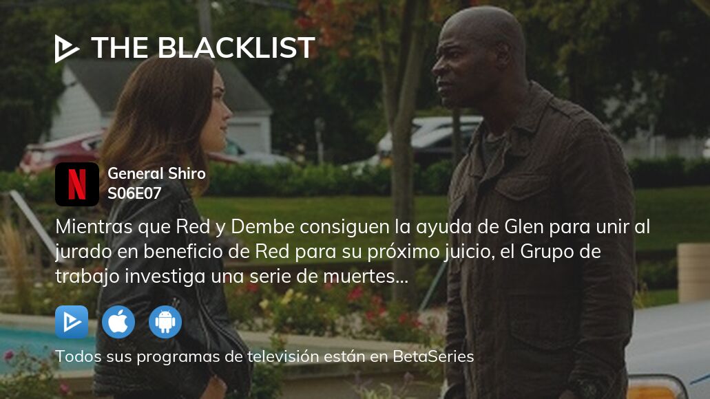 ¿Dónde ver The Blacklist temporada 6 episodio 7 full streaming?