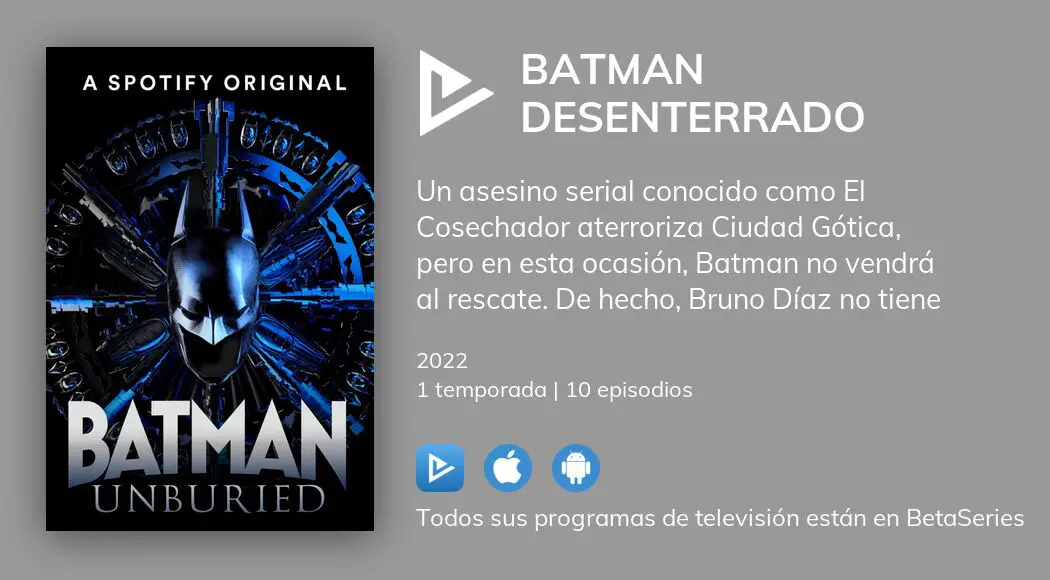 Ver los episodios de Batman Desenterrado en streaming VOSE, VE, VO |  