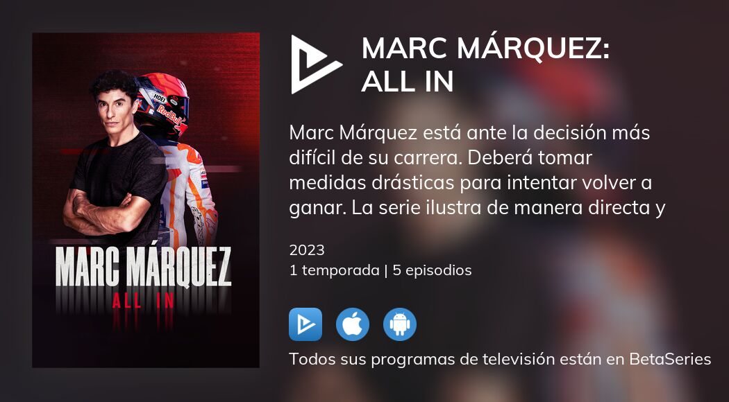 ¿Dónde ver Marc Márquez All In TV series streaming online