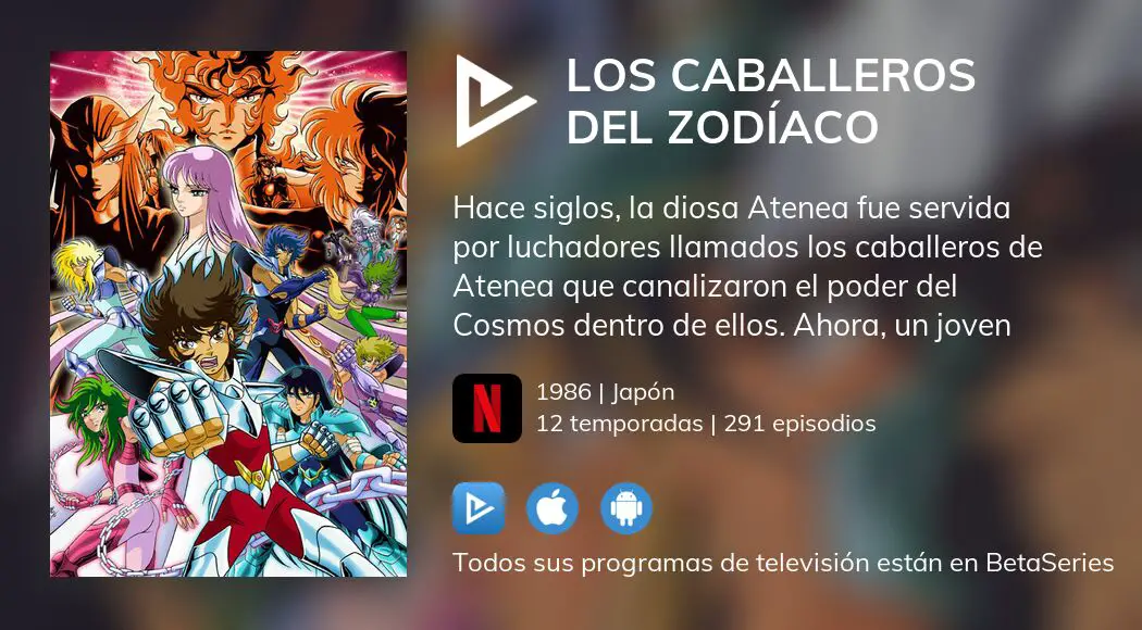 Dónde ver Los Caballeros del Zodíaco TV series streaming online?