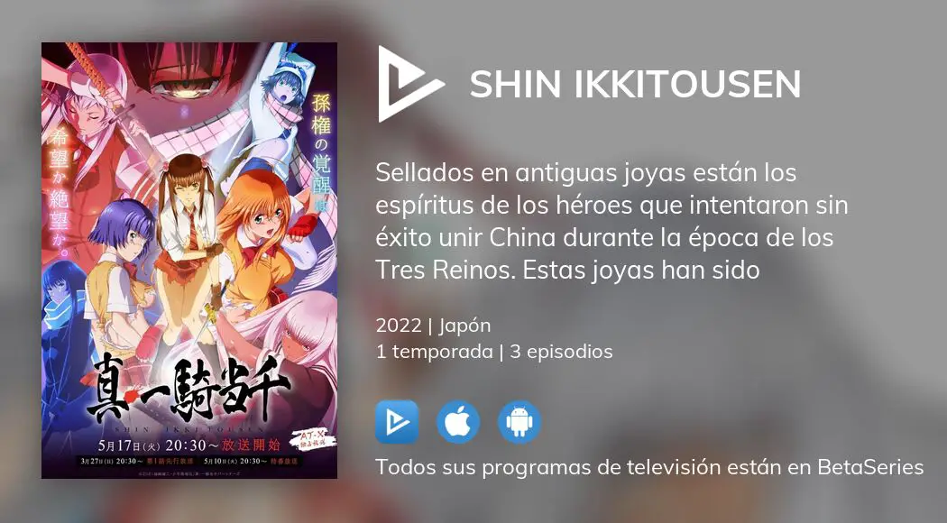 Dónde ver Shin Ikkitousen TV series streaming online?