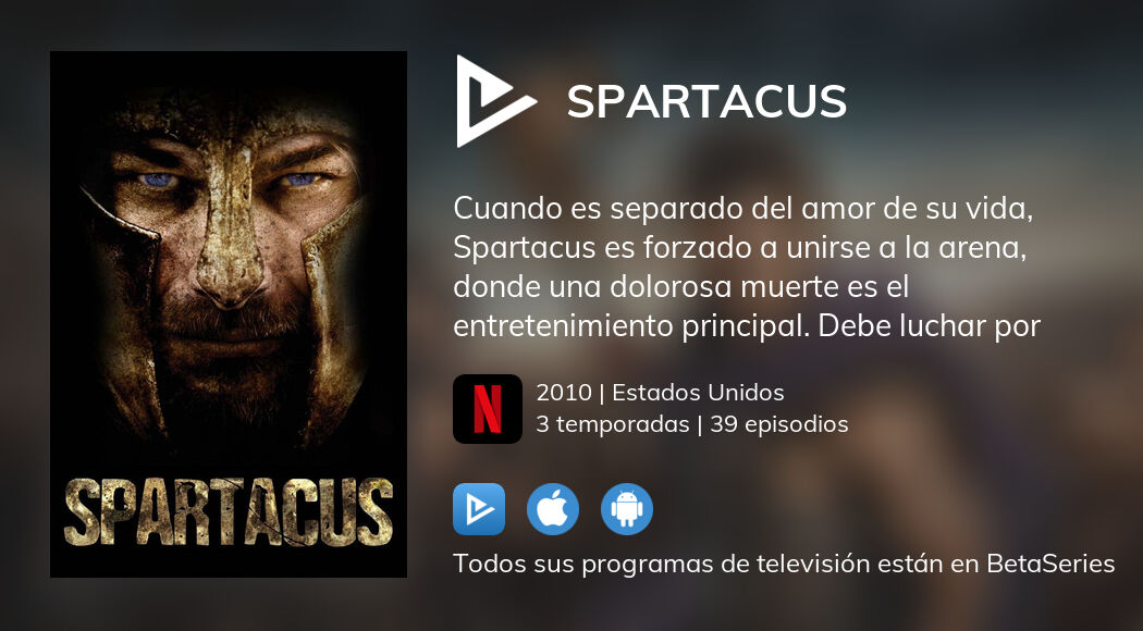 ¿Dónde ver Spartacus TV series streaming online?