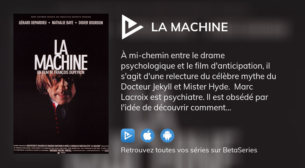 Où regarder le film La Machine en streaming complet ?