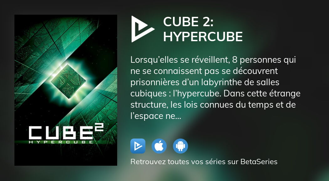 Où regarder le film Cube 2 Hypercube en streaming complet ?