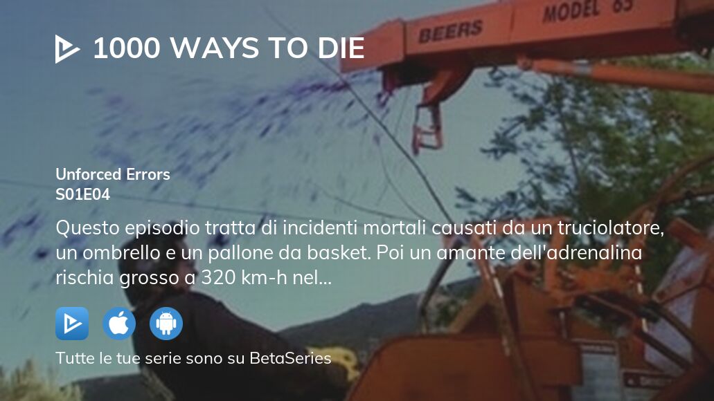 Dove guardare 1000 Modi per Morire