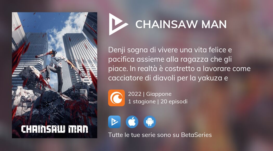Guarda gli episodi di Chainsaw Man in streaming | BetaSeries.com