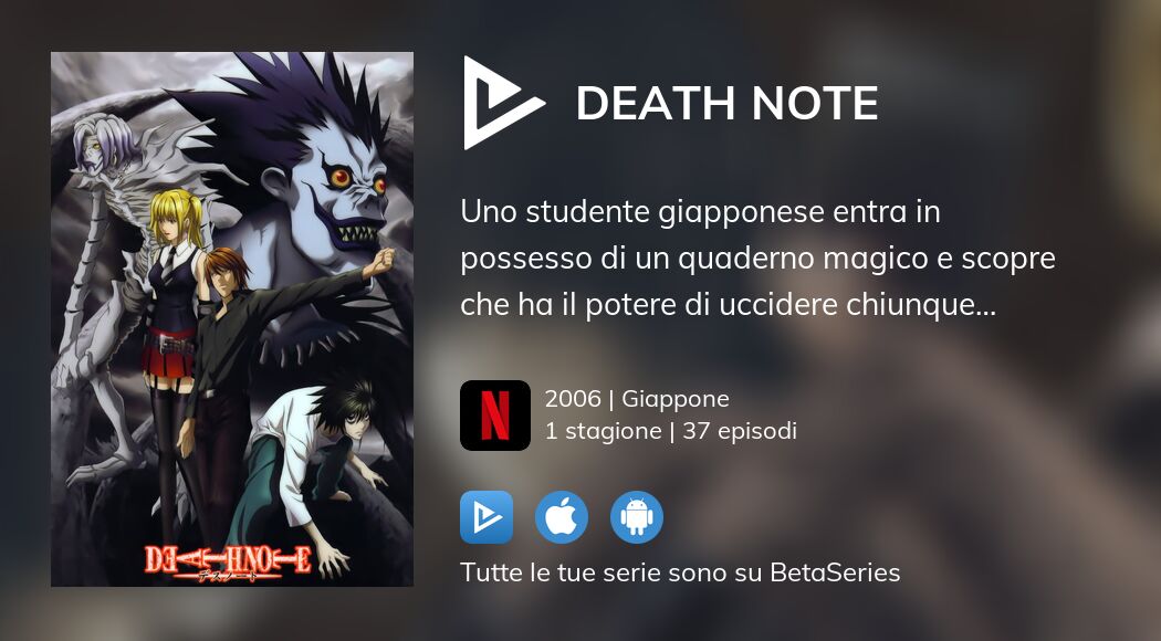 Guarda Death Note in streaming