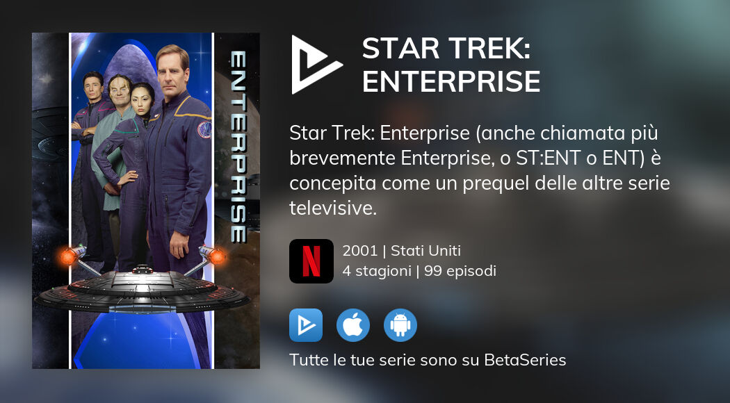 Guarda Star Trek Enterprise In Streaming