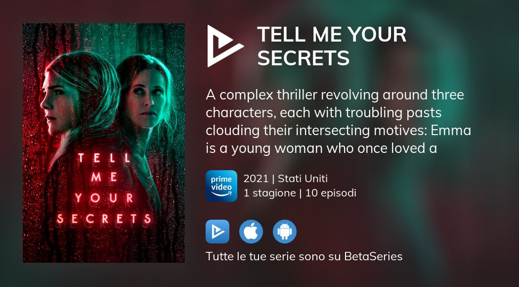 Dove guardare la serie TV Tell Me Your Secrets in streaming online