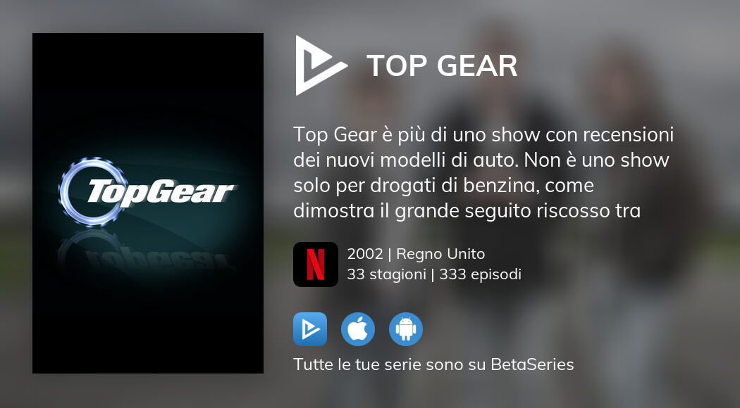 : Guarda Top Gear in streaming legale completo