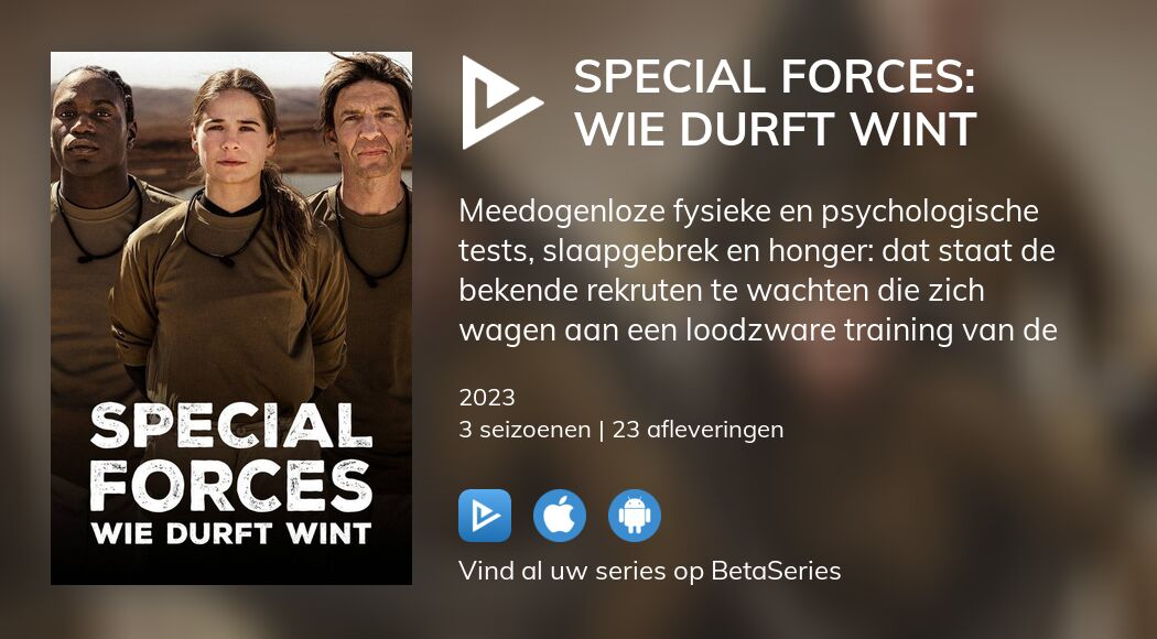 Bekijk afleveringen van Special Forces Wie durft wint in streaming