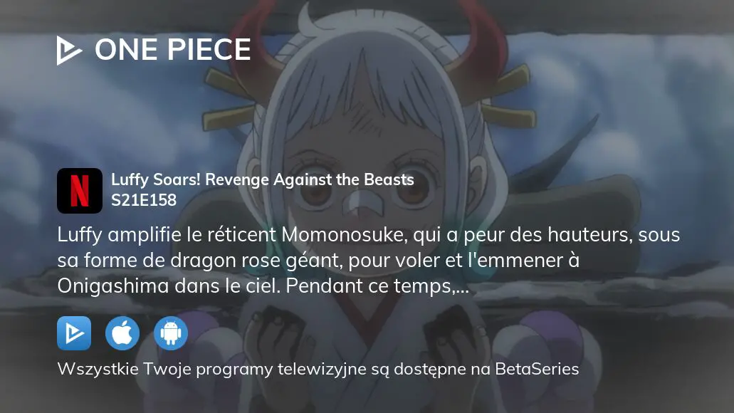 Oglądaj One Piece sezon 21 odcinek 158 streaming online 