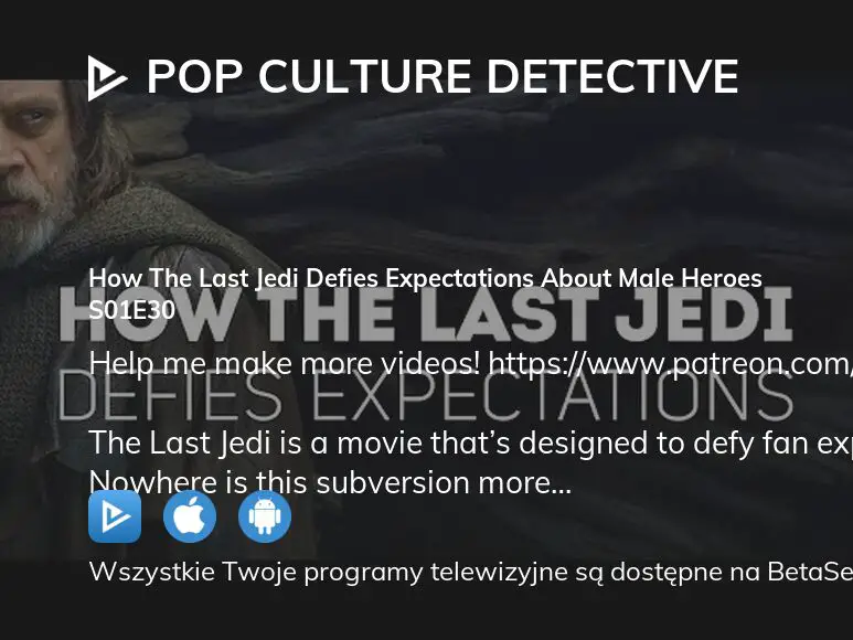 Oglądaj Pop Culture sezon 1 odcinek 30 streaming online | BetaSeries.com