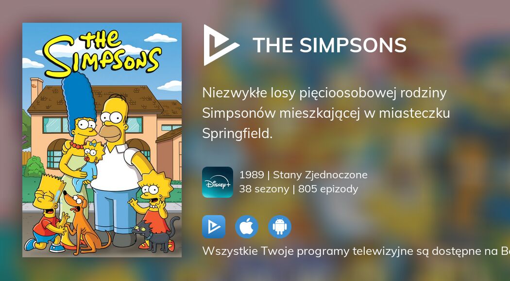 Wideo : Oglądaj The Simpsons w pełnym legalnym streamie