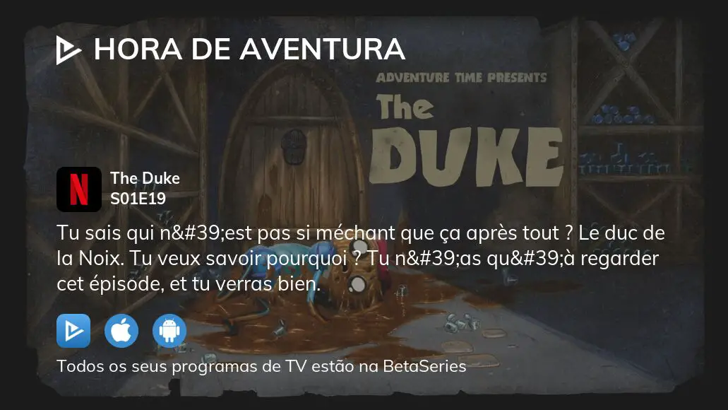 Assista Hora de Aventura temporada 1 episódio 19 em streaming