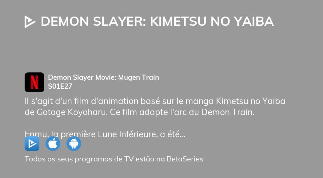 TEREMOS O FILME DUBLADO?! Demon Slayer - Kimetsu no Yaiba - The Movie:  Mugen Train 