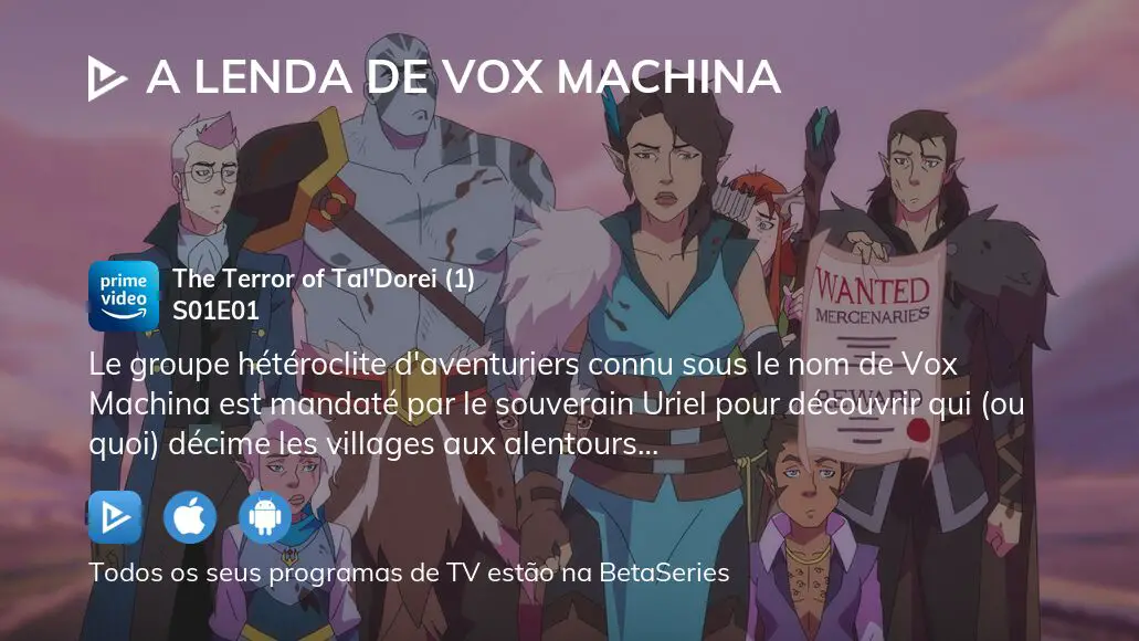 Assista A Lenda de Vox Machina temporada 1 episódio 5 em streaming