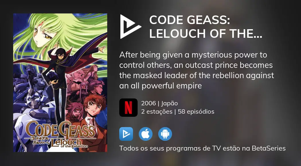 Assistir Code Geass: Hangyaku no Lelouch Todos os Episódios Online