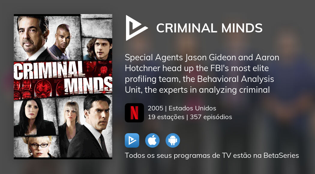 Assista ao streaming de Criminal Minds