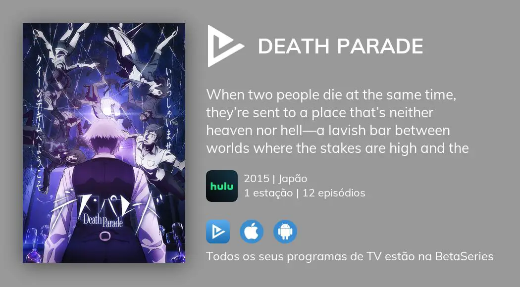 Onde assistir à série de TV Death Parade em streaming on-line?