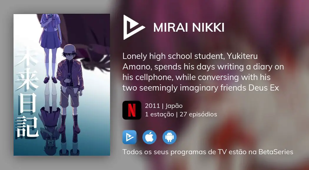 Onde assistir à série de TV Mirai Nikki em streaming on-line