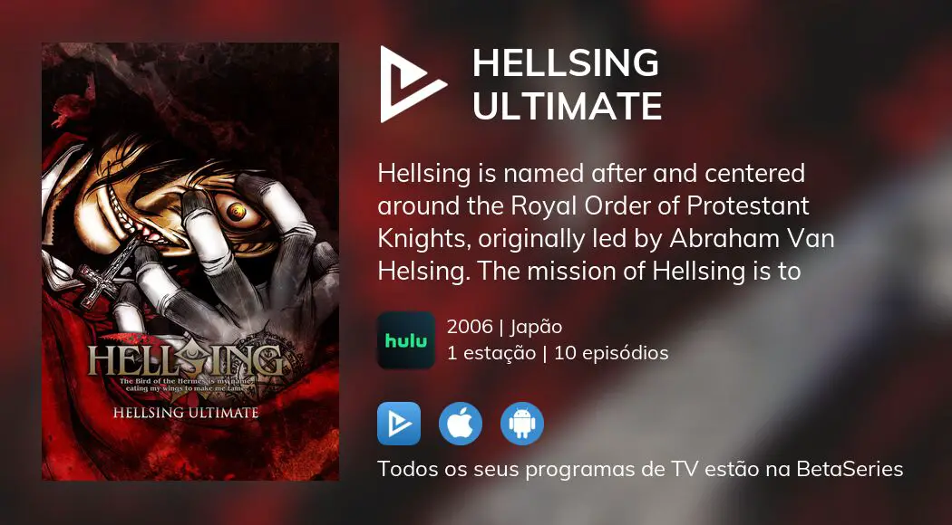 Onde assistir à série de TV Hellsing Ultimate em streaming on-line?