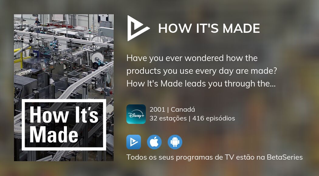 Assista ao streaming de How It's Made