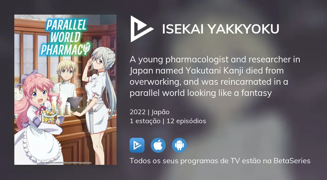 Onde assistir à série de TV Isekai Yakkyoku em streaming on-line