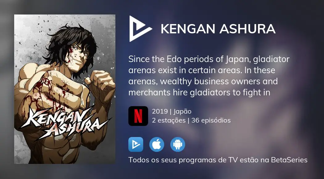 Onde assistir à série de TV Kengan Ashura em streaming on-line